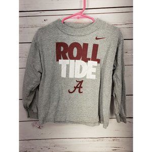 Nike‎ Roll Tide ALabama long sleeve SZ 4 Shirt